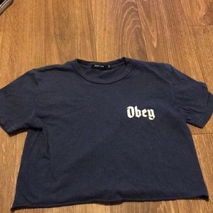 OBEY CROP TOP